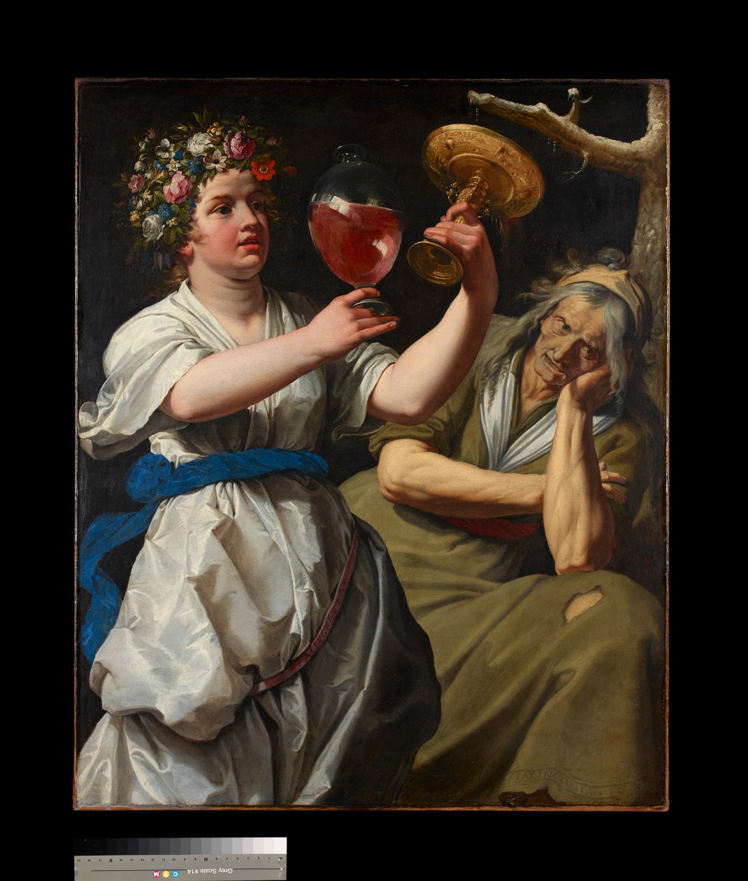Alegorie radosti a melancholie, 1628 od Abraham Janssens