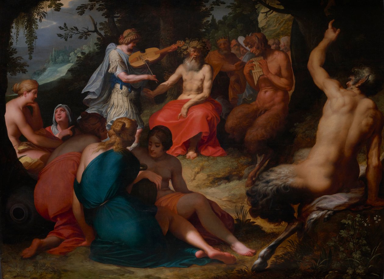 Midasův soud od Abraham Janssens