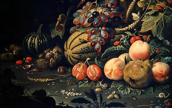 Ovoce (olej na plátně) (detail 278970) od Abraham Mignon