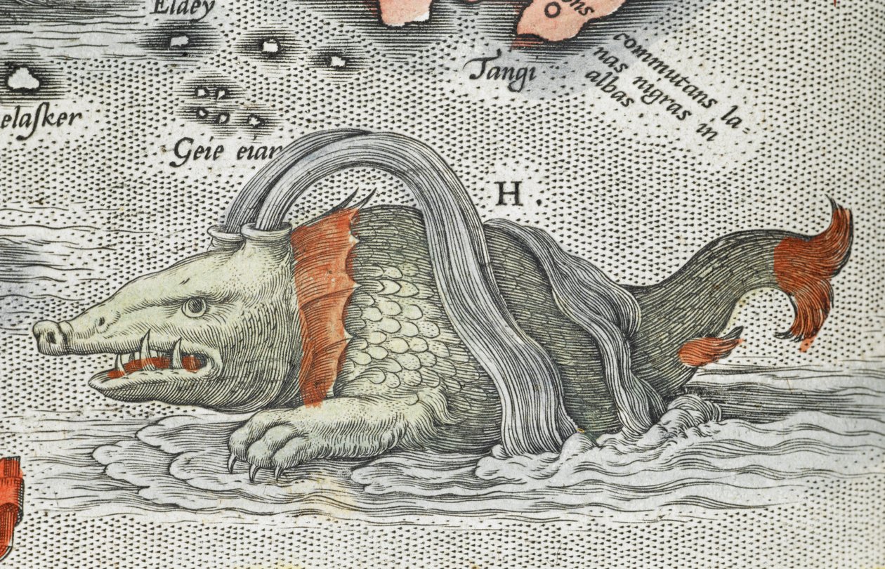 Detail mořské příšery, z 
