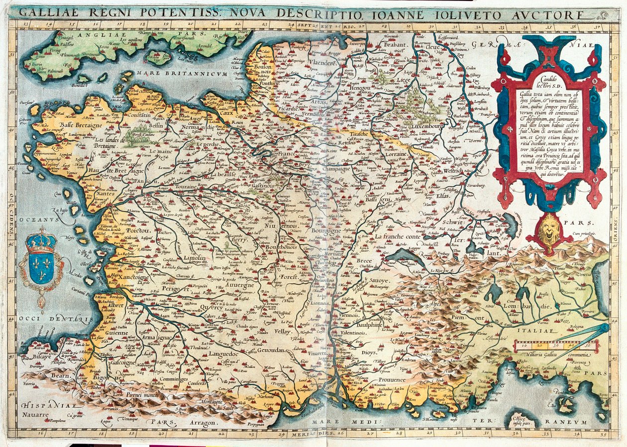 Francie od Abraham Ortelius