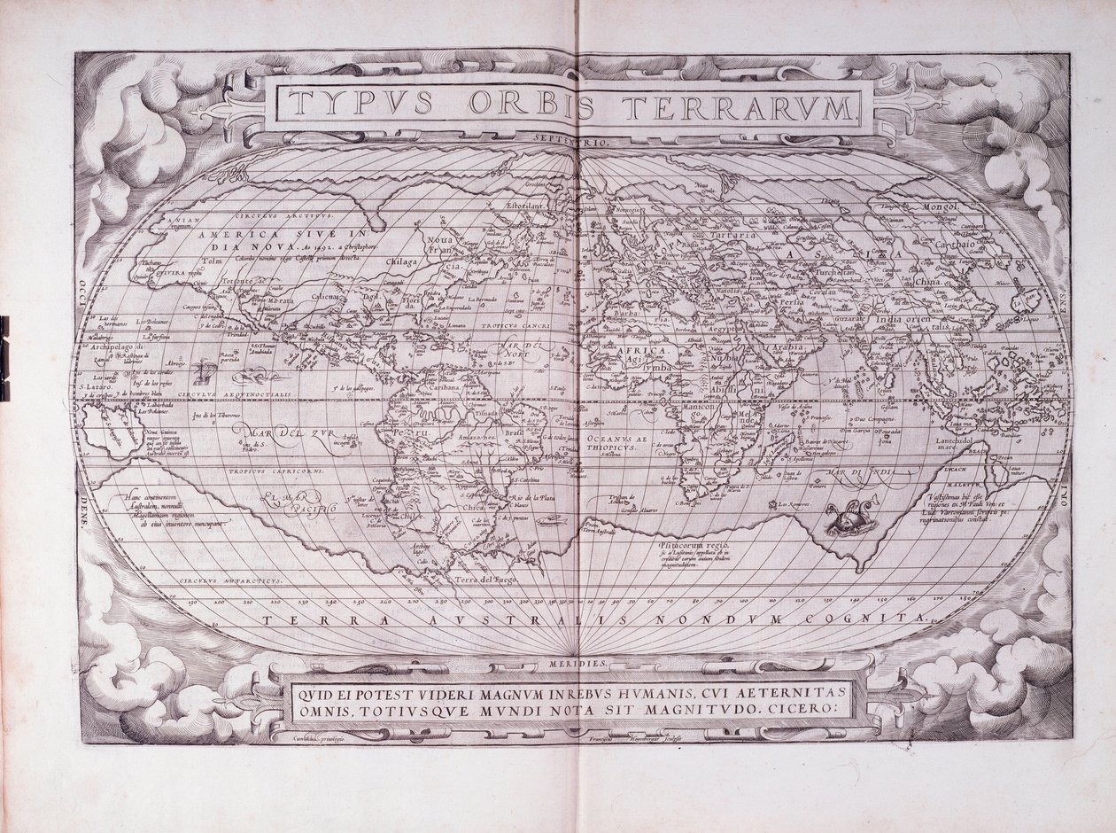 Portrét Typ na výšku (rytina od Abraham Ortelius