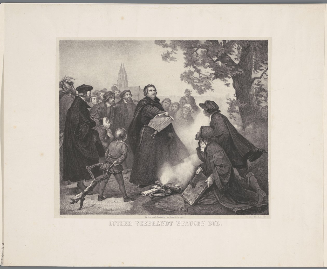 Luther spálí býka Luther Burns Pope