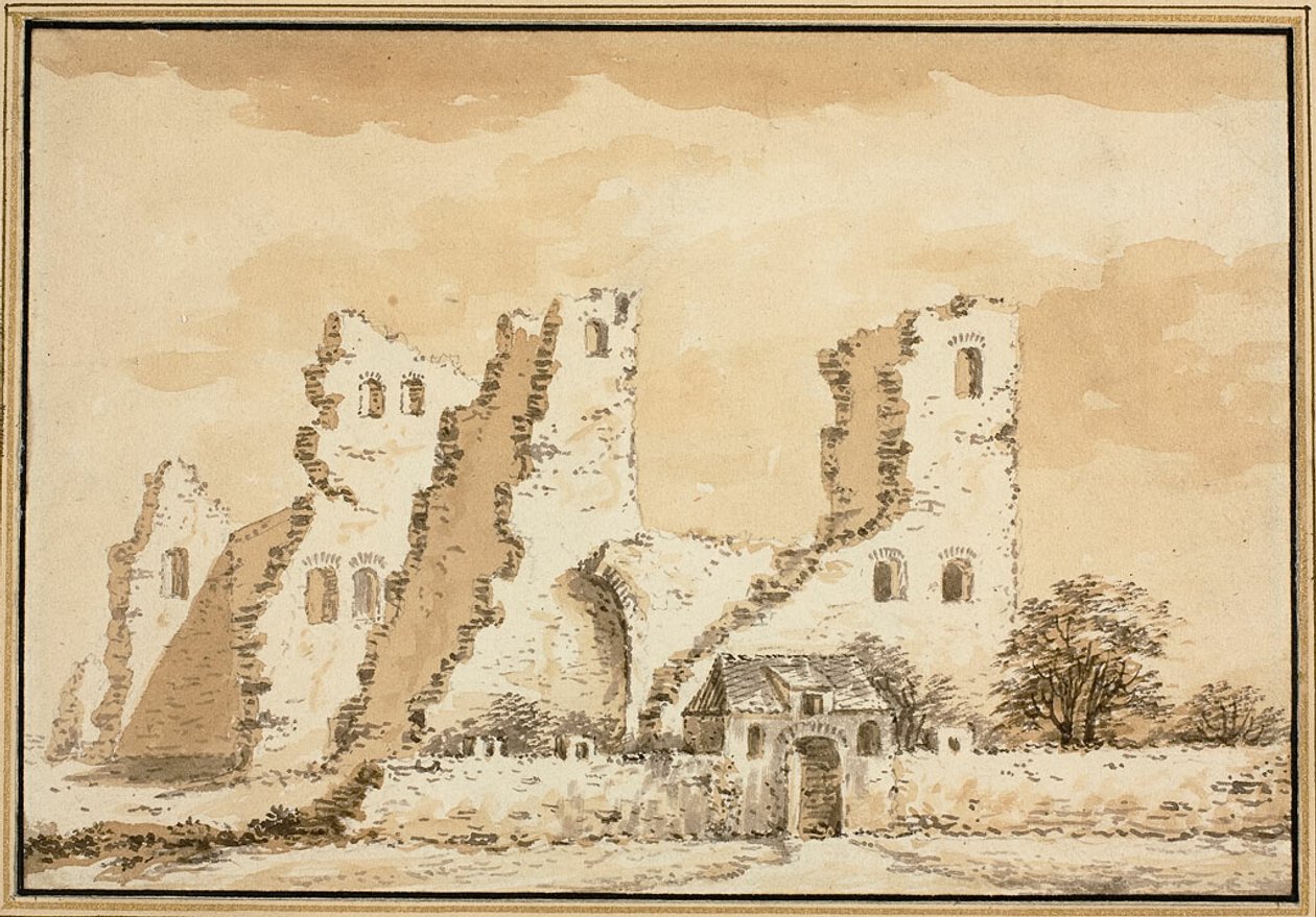 Zámek Altena u Delftu, zbořen v roce 1572 od Abraham Rademaker