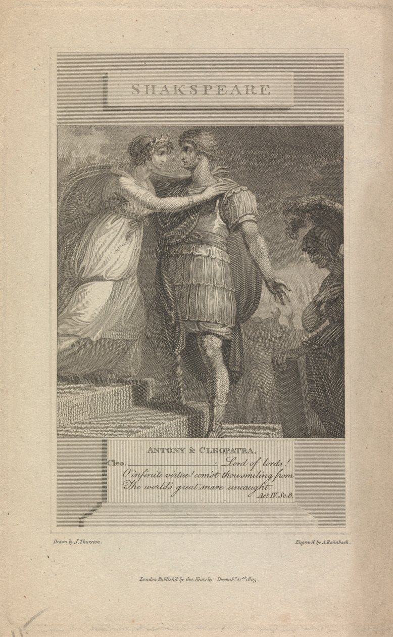 Antony a Kleopatra Act IV Sc. 8 od Abraham Raimbach