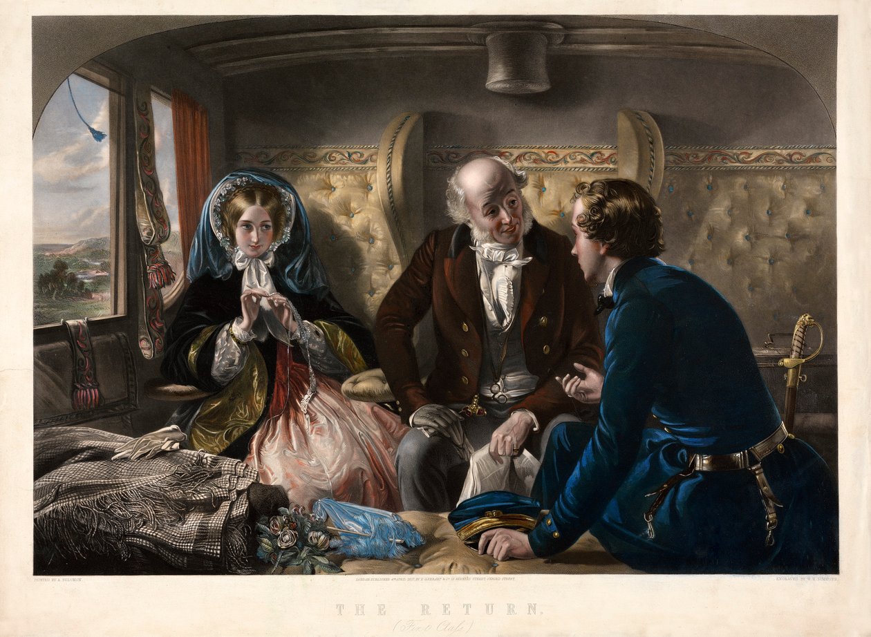The Return First Class, hospoda. 1857. od Abraham Solomon
