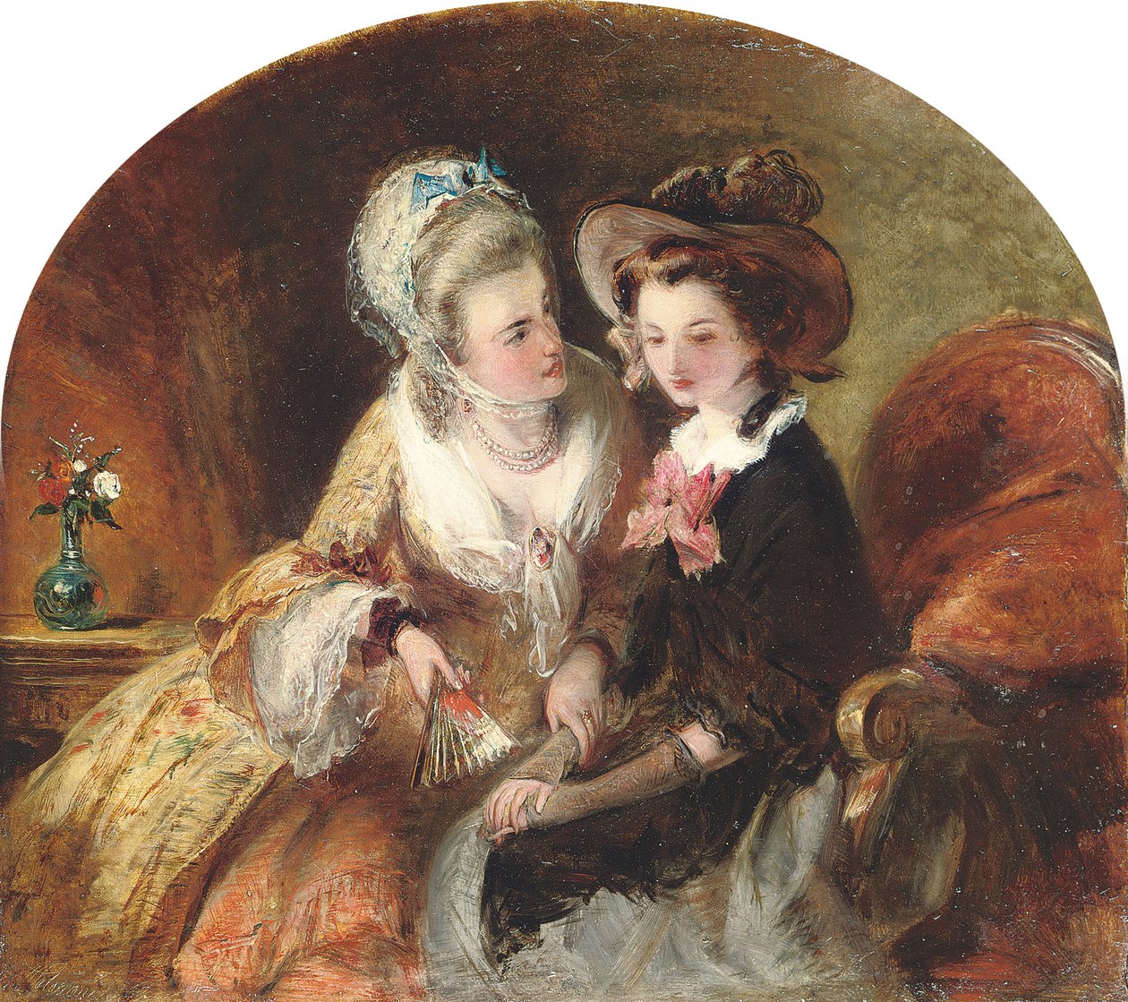 The town and country belle, 1852 od Abraham Solomon