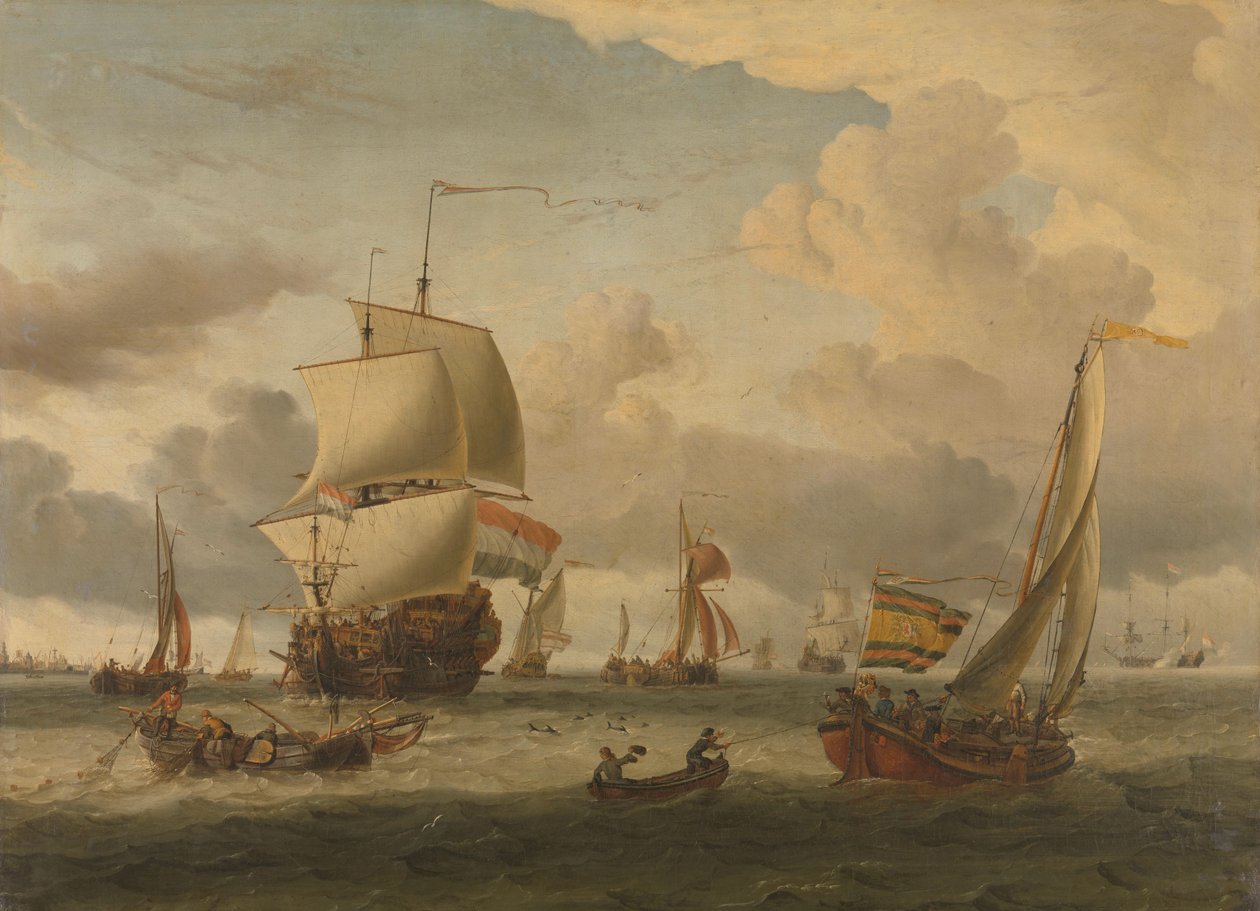 Silnice v Enkhuizenu od Abraham Storck