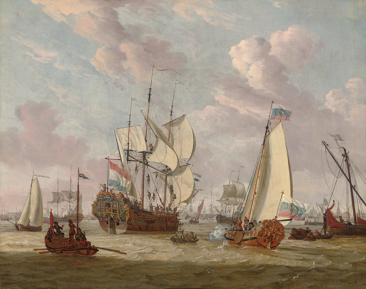 Návštěva Petra Velikého v Amsterdamu, srpen-září 1697 od Abraham Storck