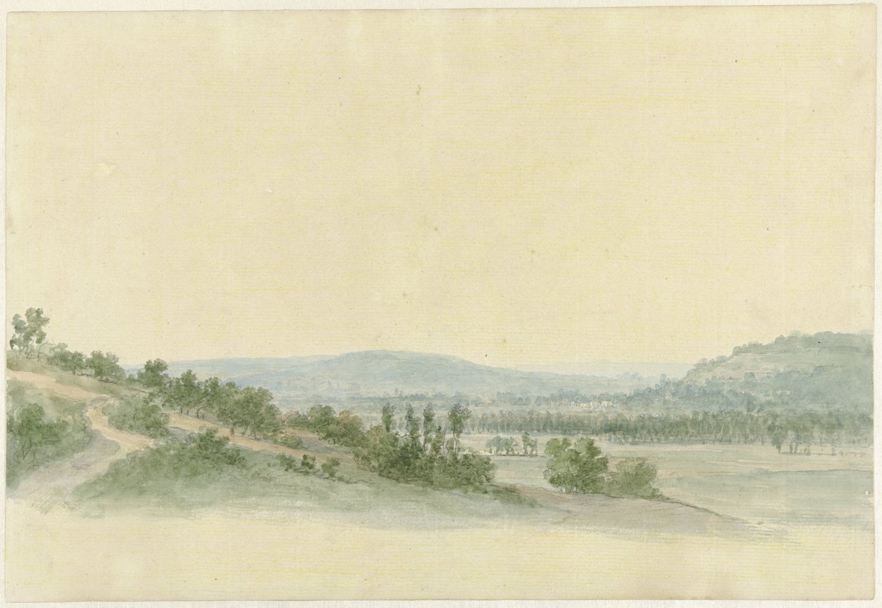 Kopcovitá krajina od Abraham Teerlink