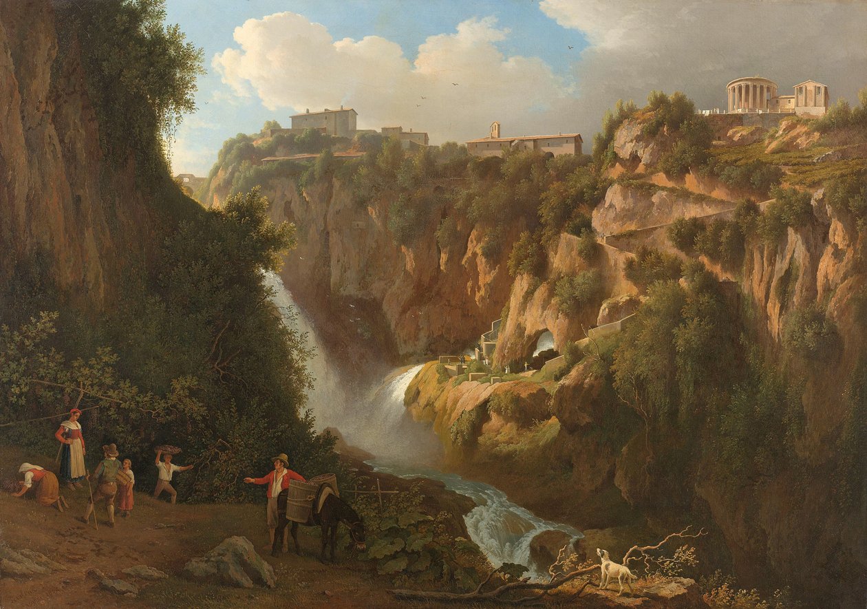 Vodopád v Tivoli Tivoli, vodopád od Abraham Teerlink