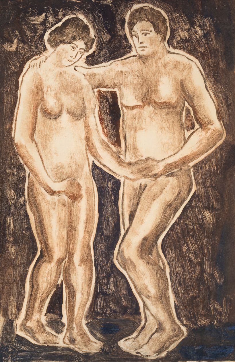 Figurální skica, 1908. od Abraham Walkowitz