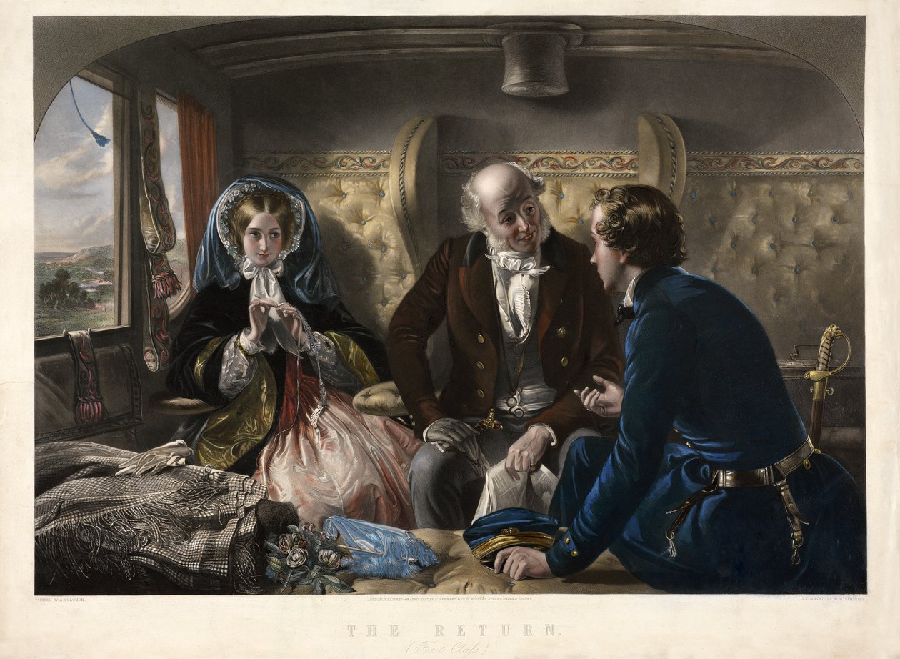 The Return (First Class), pub. 1857 od Abraham after Solomon