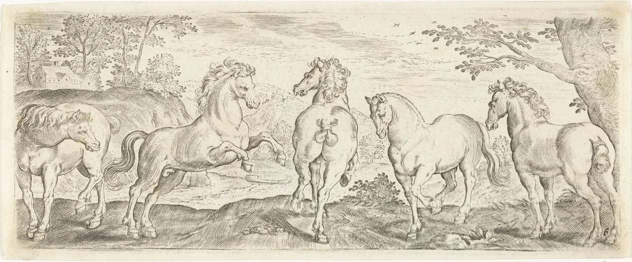 Koně Zvířata (název seriálu) od Abraham de Bruyn (possibly)