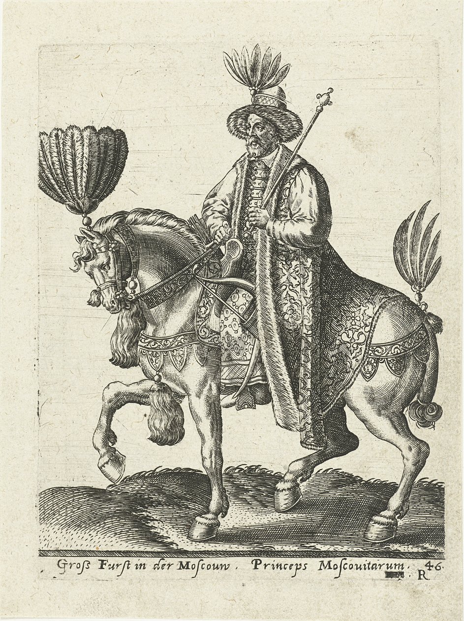 Velký vévoda z Muscovy, 1577 od Abraham de Bruyn