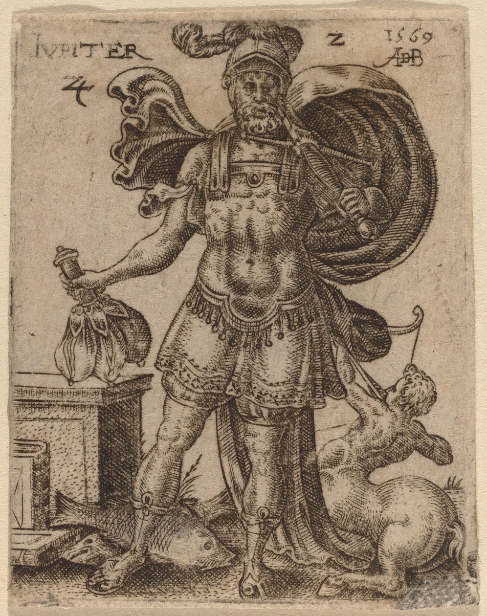 Jupiter od Abraham de Bruyn