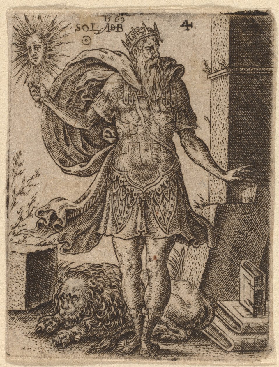 slunce od Abraham de Bruyn