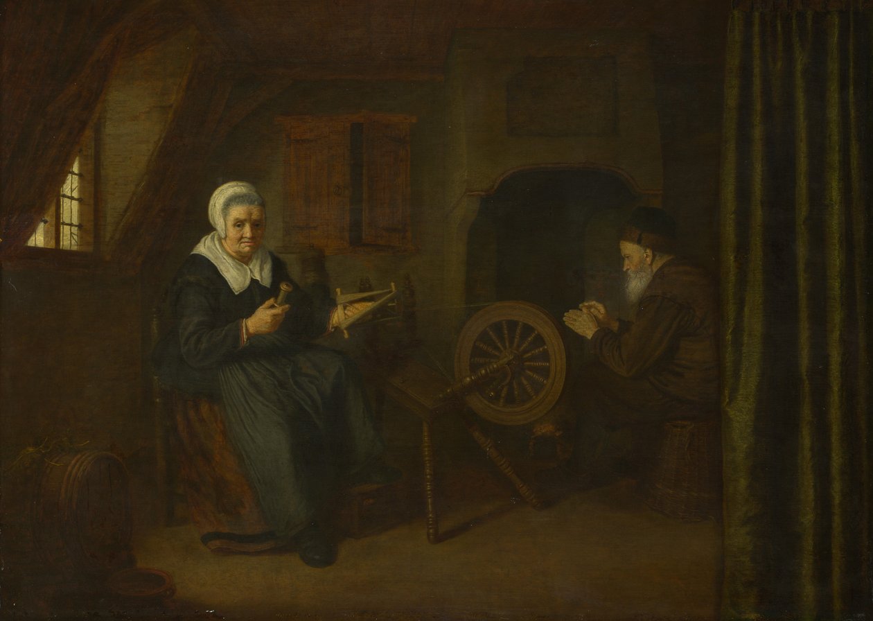 Tobit a Anna, c. 16571658 od Abraham de Pape