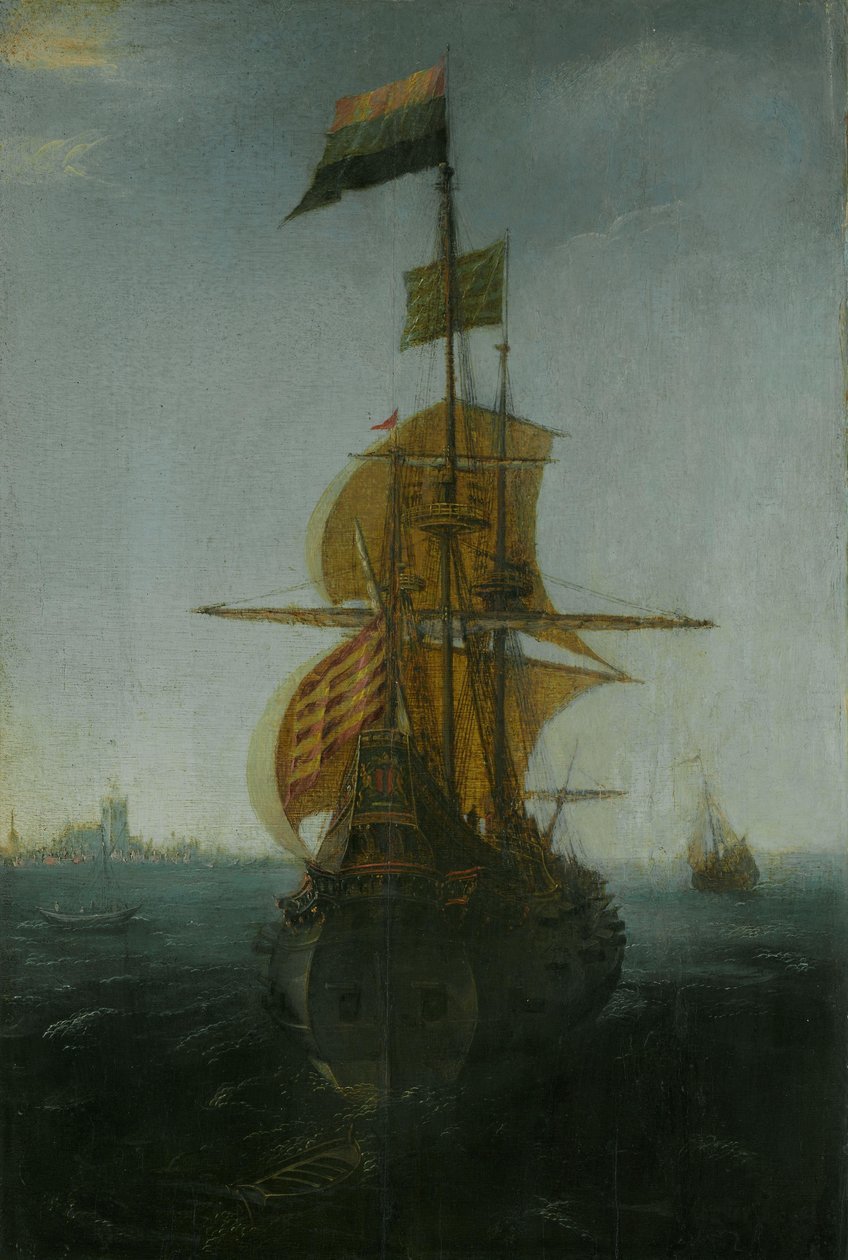 Východní Indián z Amsterdamu od Abraham de Verwer (attributed to)