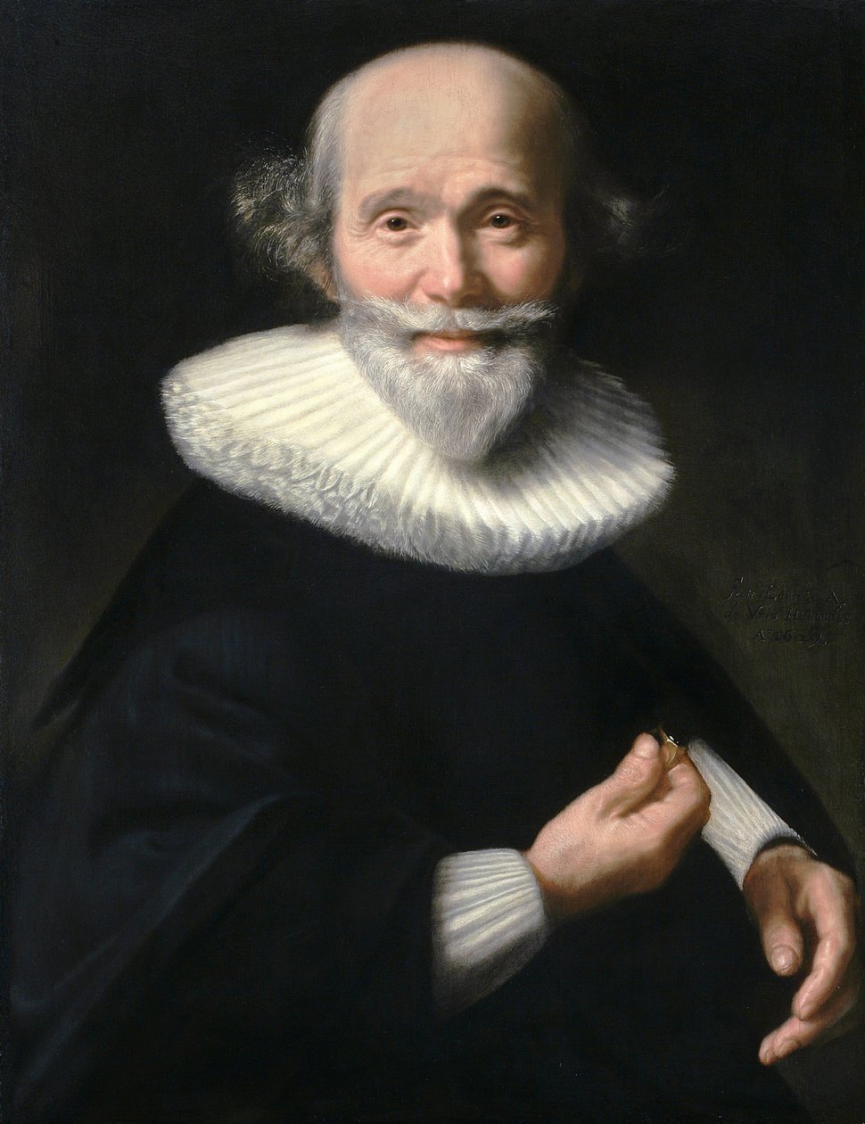 Abraham de Vries, Portrét muže, 1629, olej na panelu, 65,3 x 50,4 cm, Paříž, Petit Palais, Muzeum výtvarných umění města Paříže od Abraham de Vries