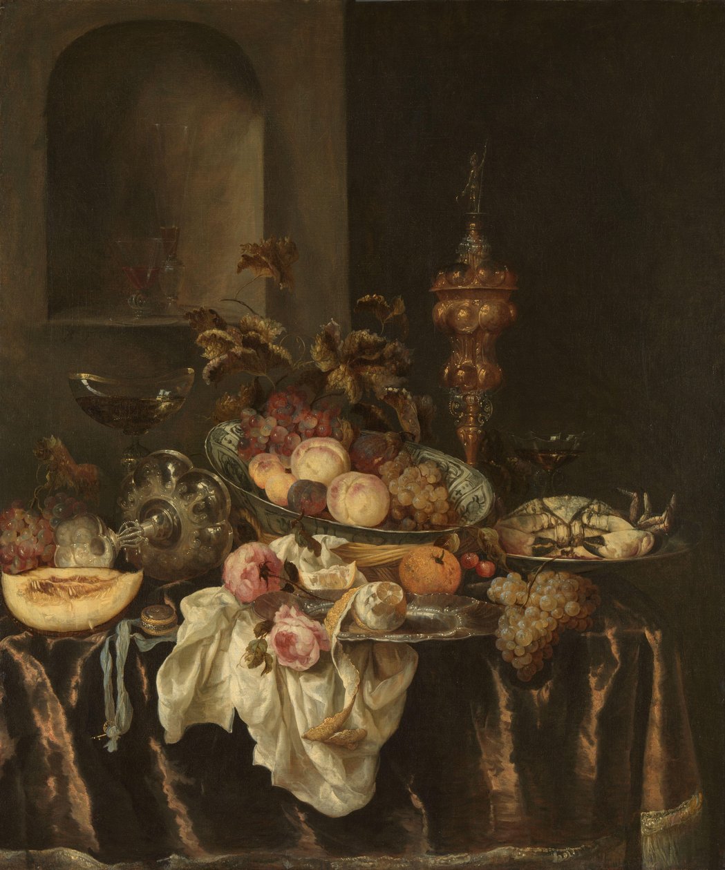 Stálý život od Abraham van Beyeren (attributed to)