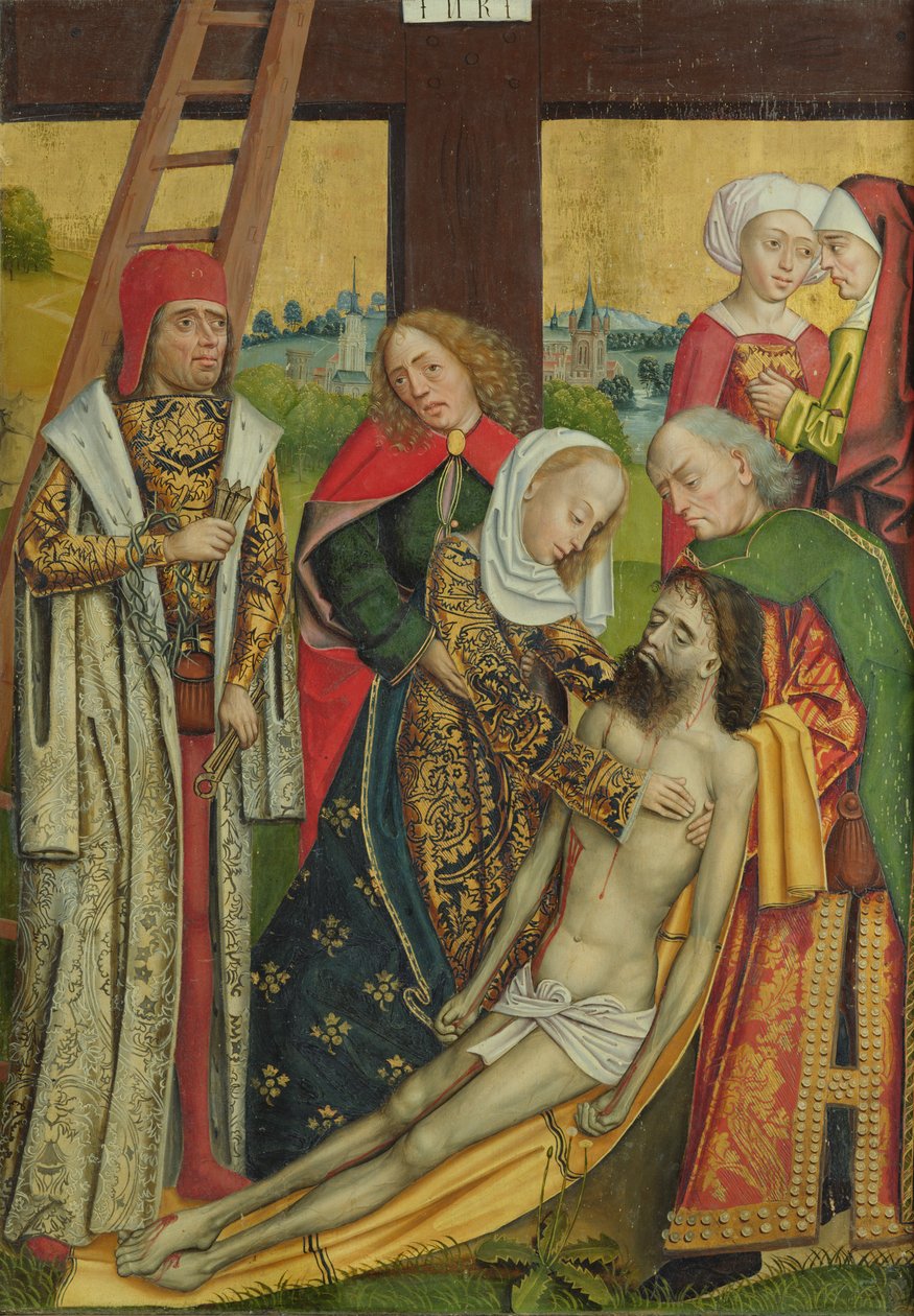 Sestup z kříže, z kupolového oltáře, 1499 (tempera na panelu) od Absolon Stumme