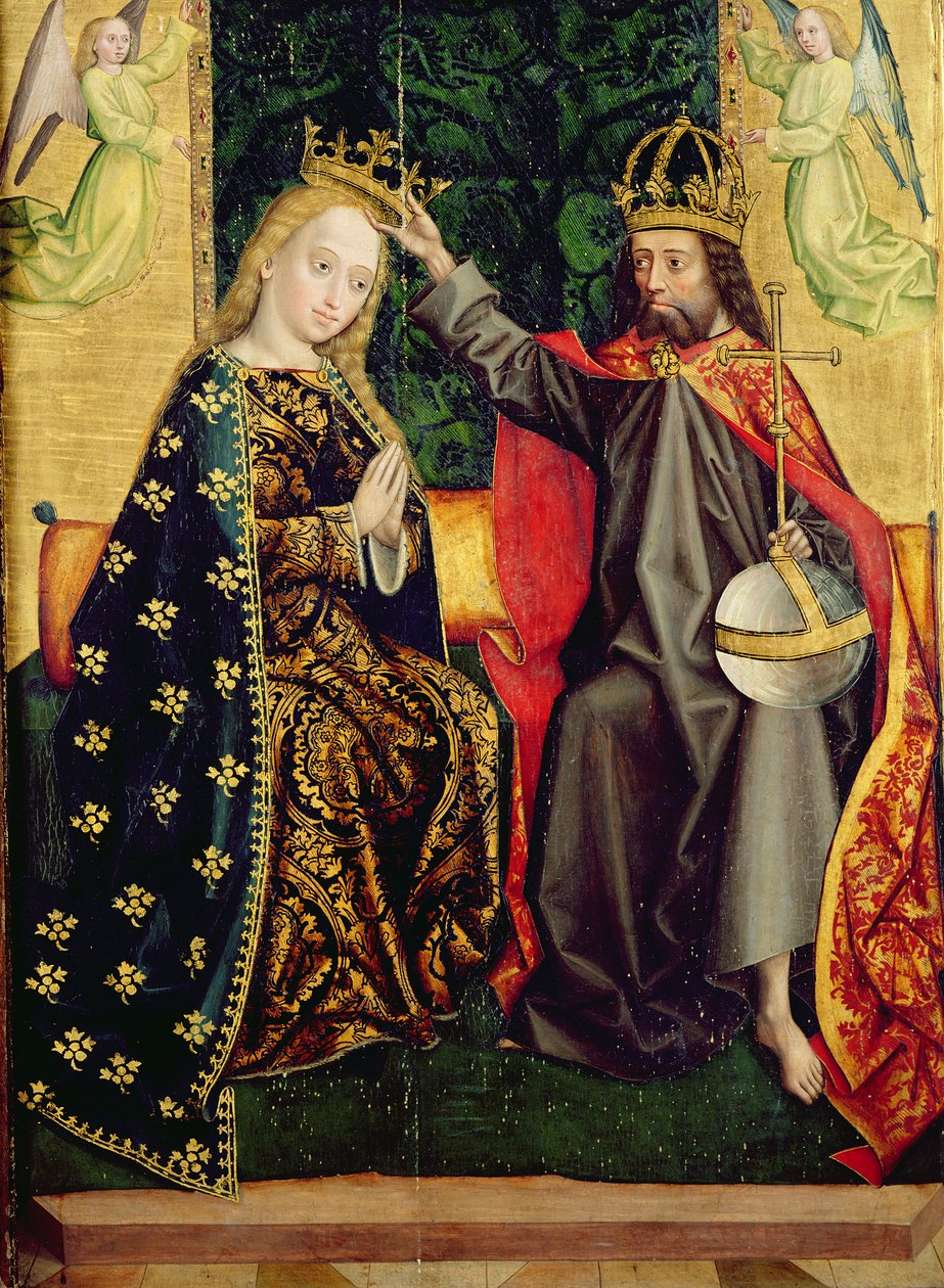 Panna trůnící, z kupolového oltáře, 1499 (tempera na panelu) od Absolon Stumme