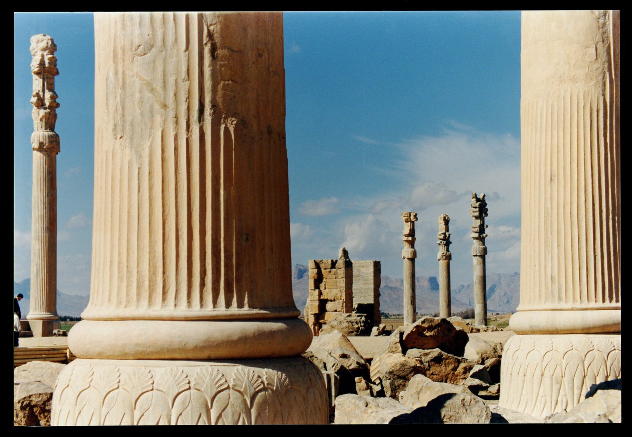Sloupce z východního portika Apadany, cca 500-480 př.nl od Achaemenid
