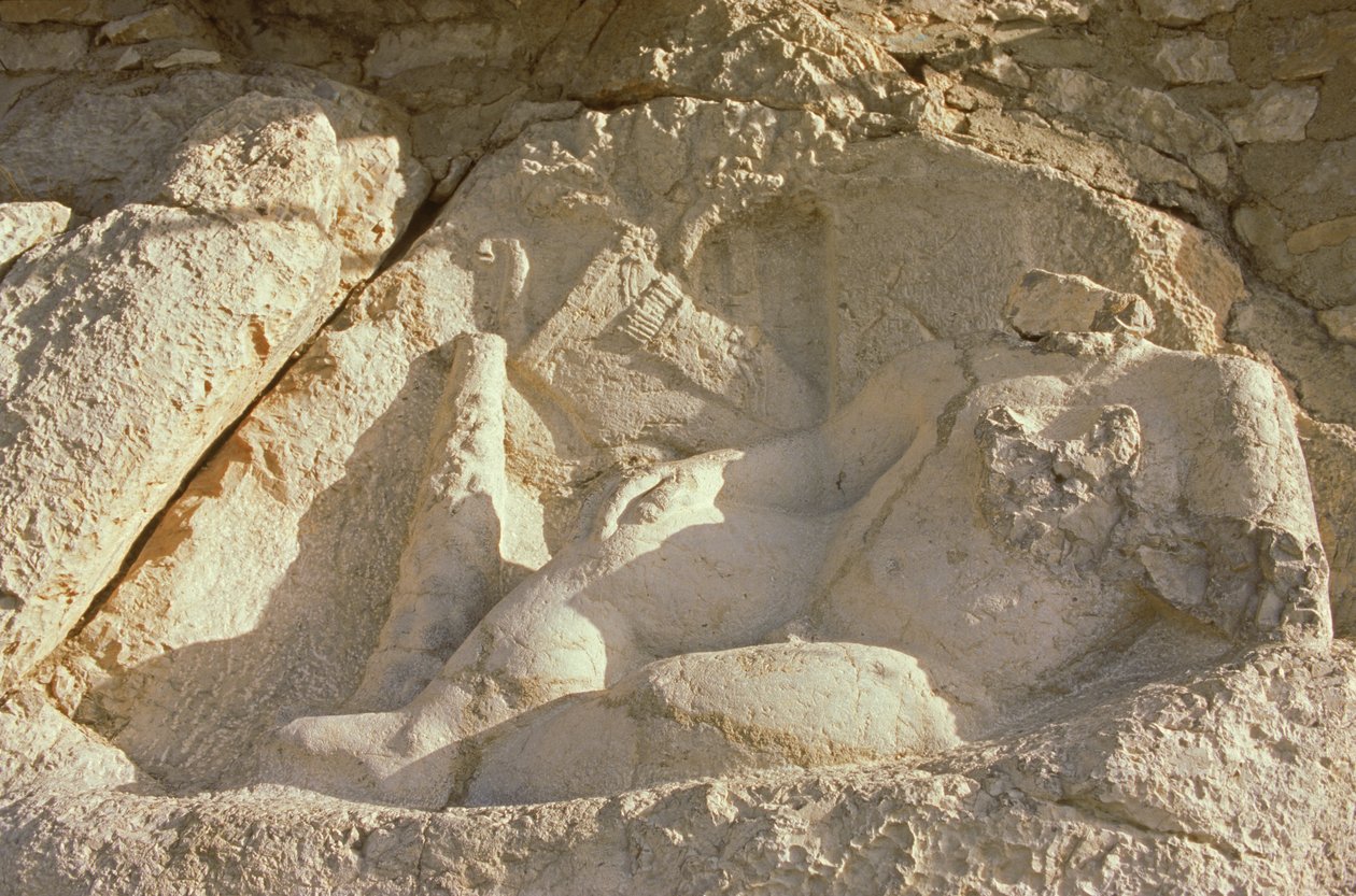 Řezba Hérakla od Achaemenid