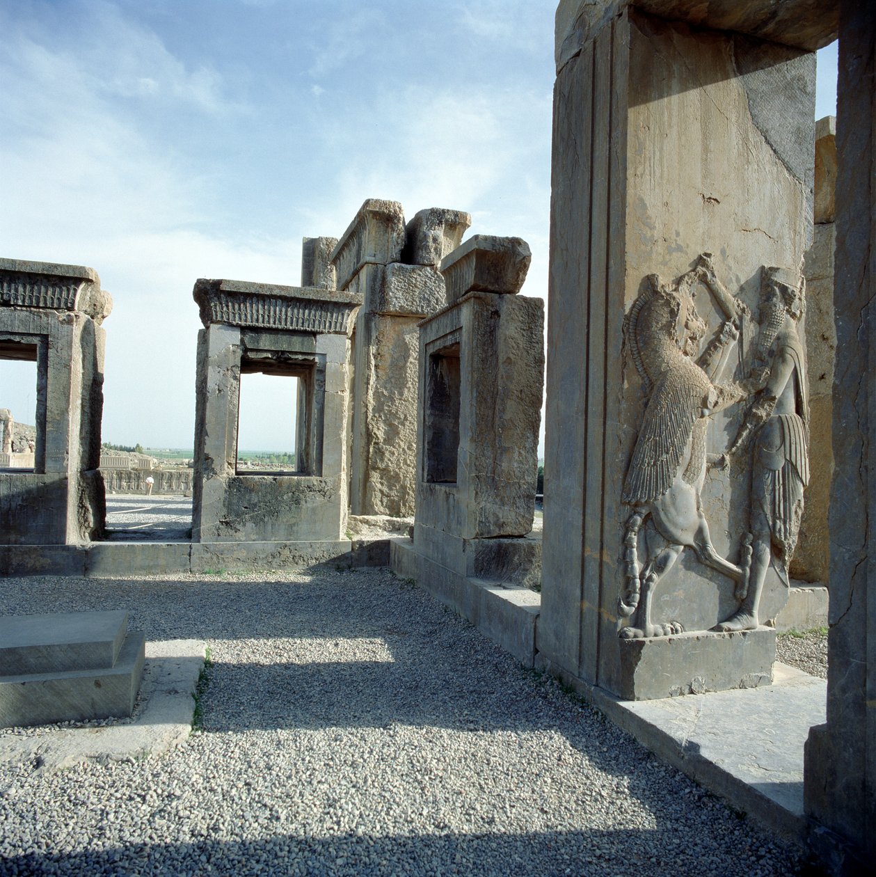 Xerxův trůnní sál, dokončený kolem roku 480 př. n. l. (viz 179109) od Achaemenid
