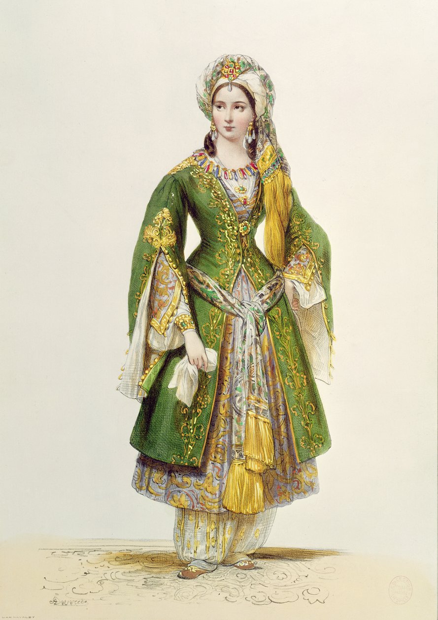 Mademoiselle Rachel (1821-58) jako Roxana v "Bajazet" Jeana Racina (1639-99) od Achille Devéria