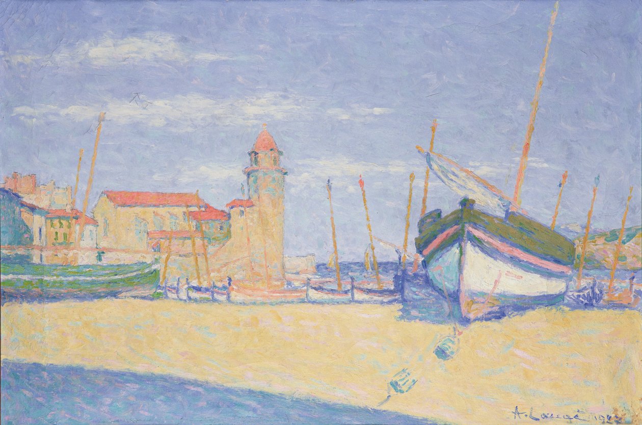 Pohled na Collioure, 1927 od Achille Lauge