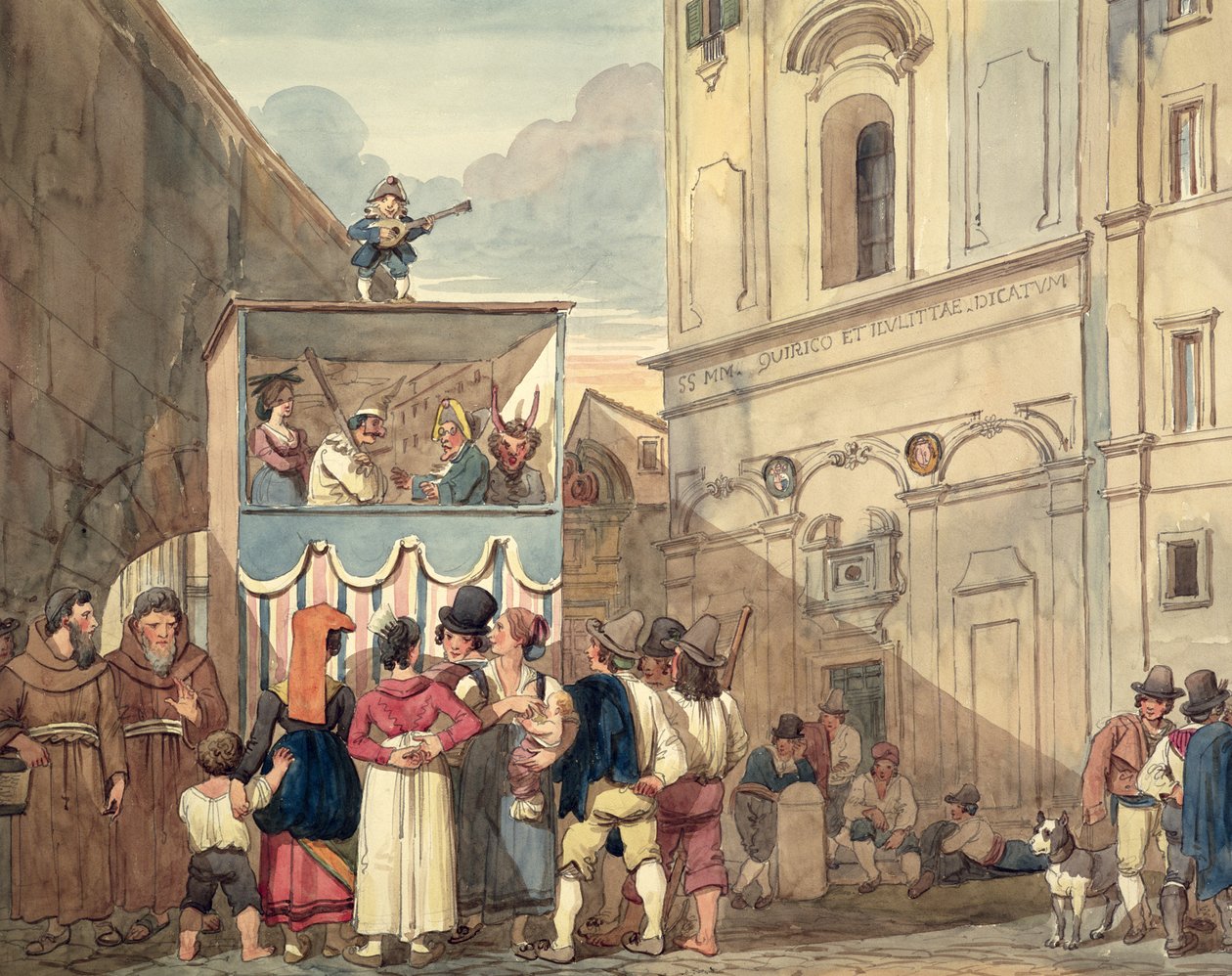 Loutkové divadlo od Achille Pinelli