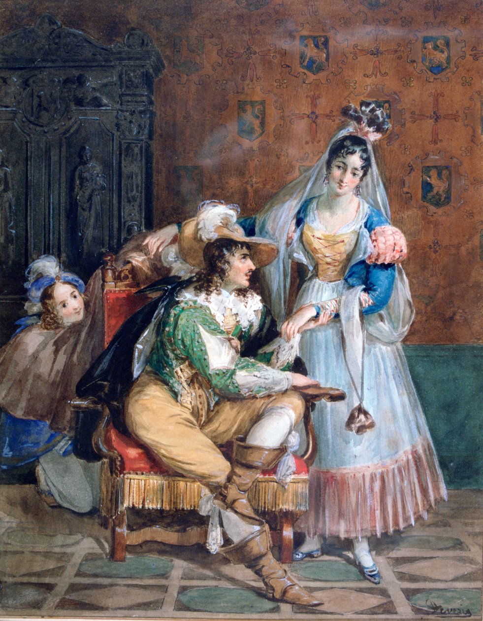Mohli, c1820-1857 od Achille Devéria