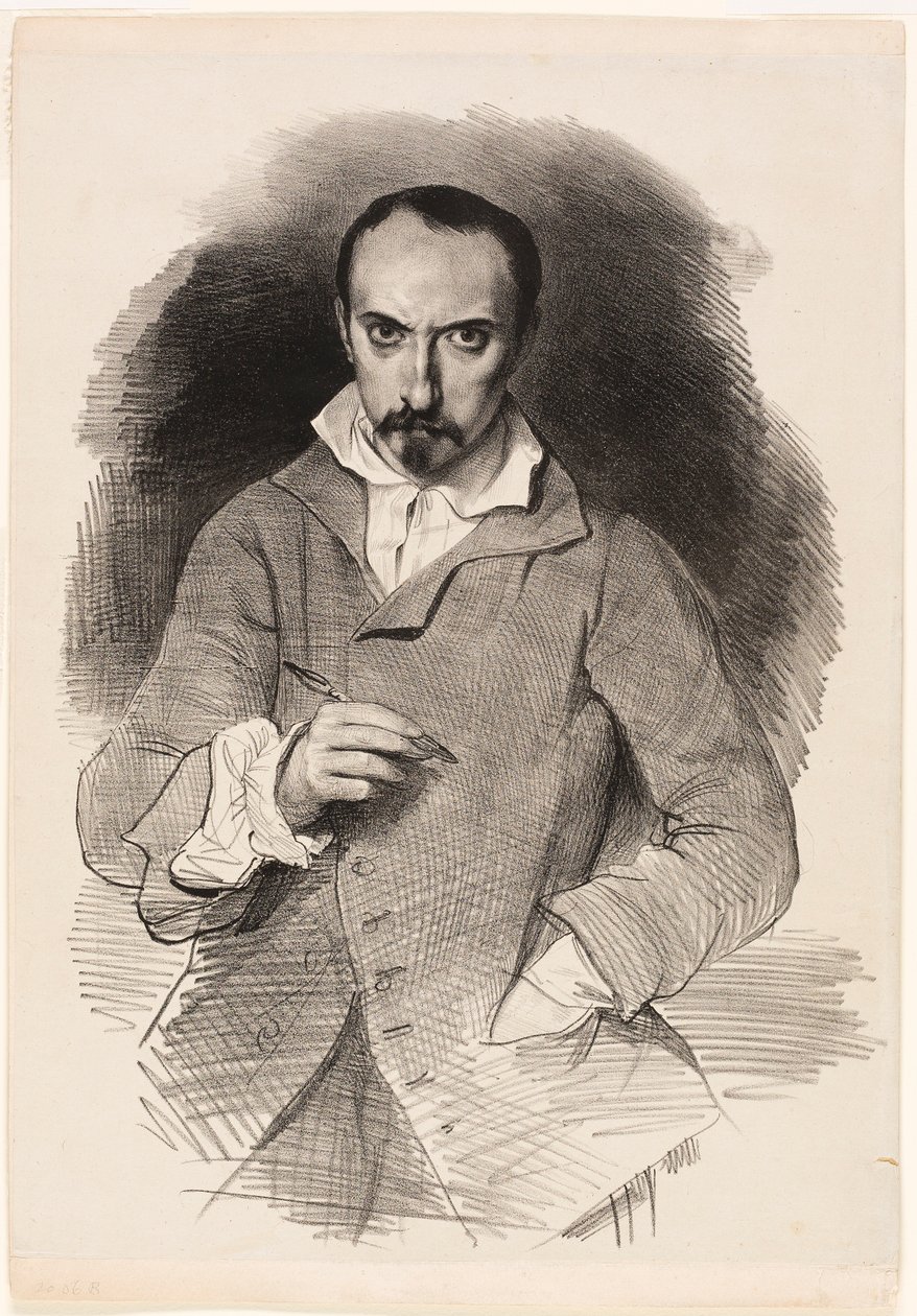 Autoportrét od Achille Devéria