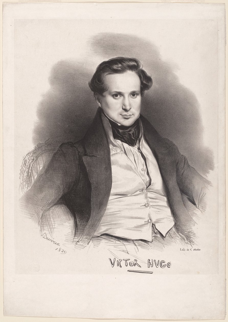 Victor Hugo od Achille Devéria