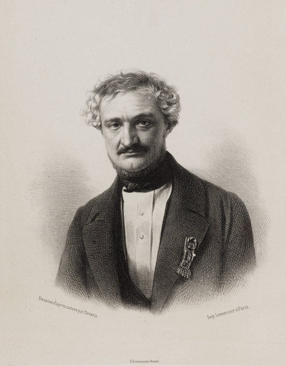Národní shromáždění, galerie zástupců lidu - Sylvain Guizard od Achille Devéria