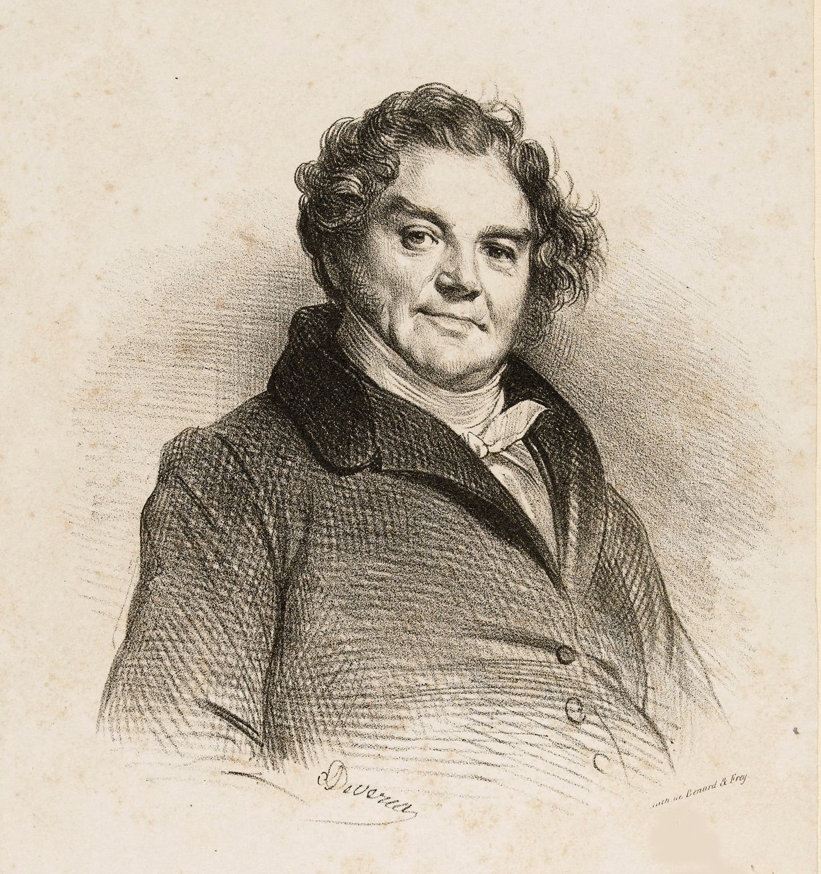 Portrét Eugèna Françoise Vidocqa 1775-1857, c. 1828. od Achille Devéria