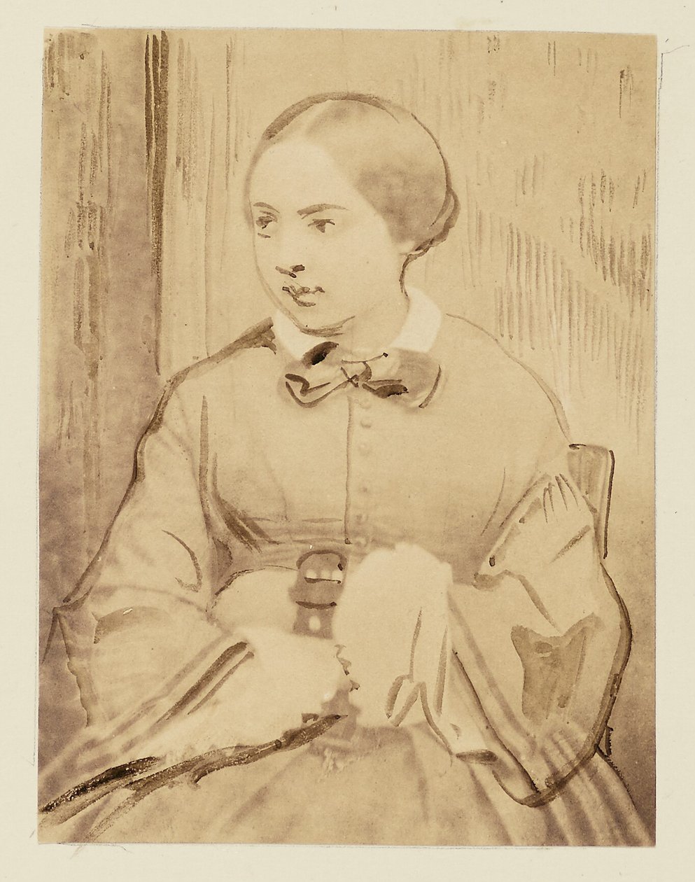 [Portrét mladé dámy, pravděpodobně Cécile Devéria] od Achille Devéria