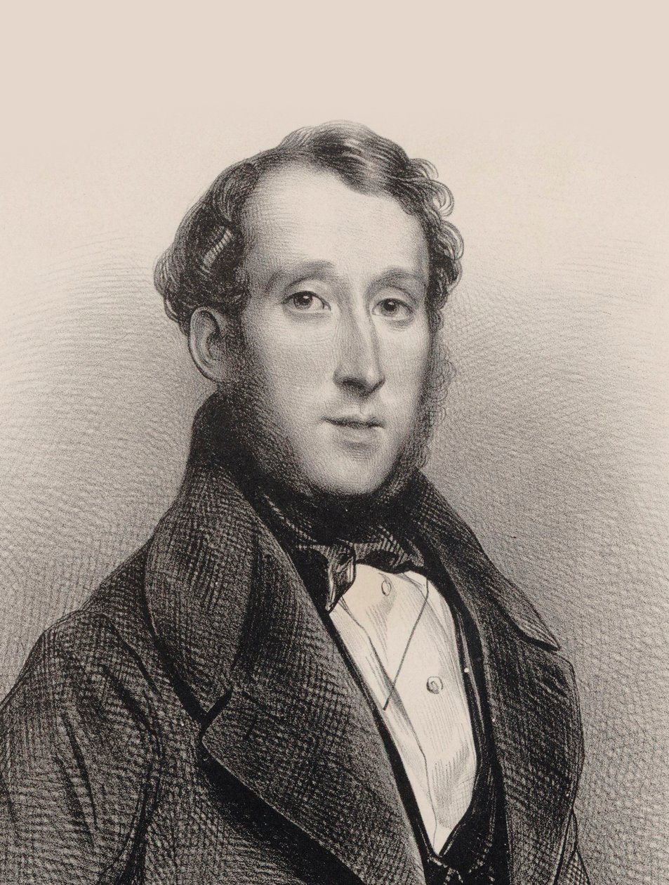 Portrét pianisty a skladatele George Alexandera Osbornea 1806-1893, 1850. od Achille Devéria