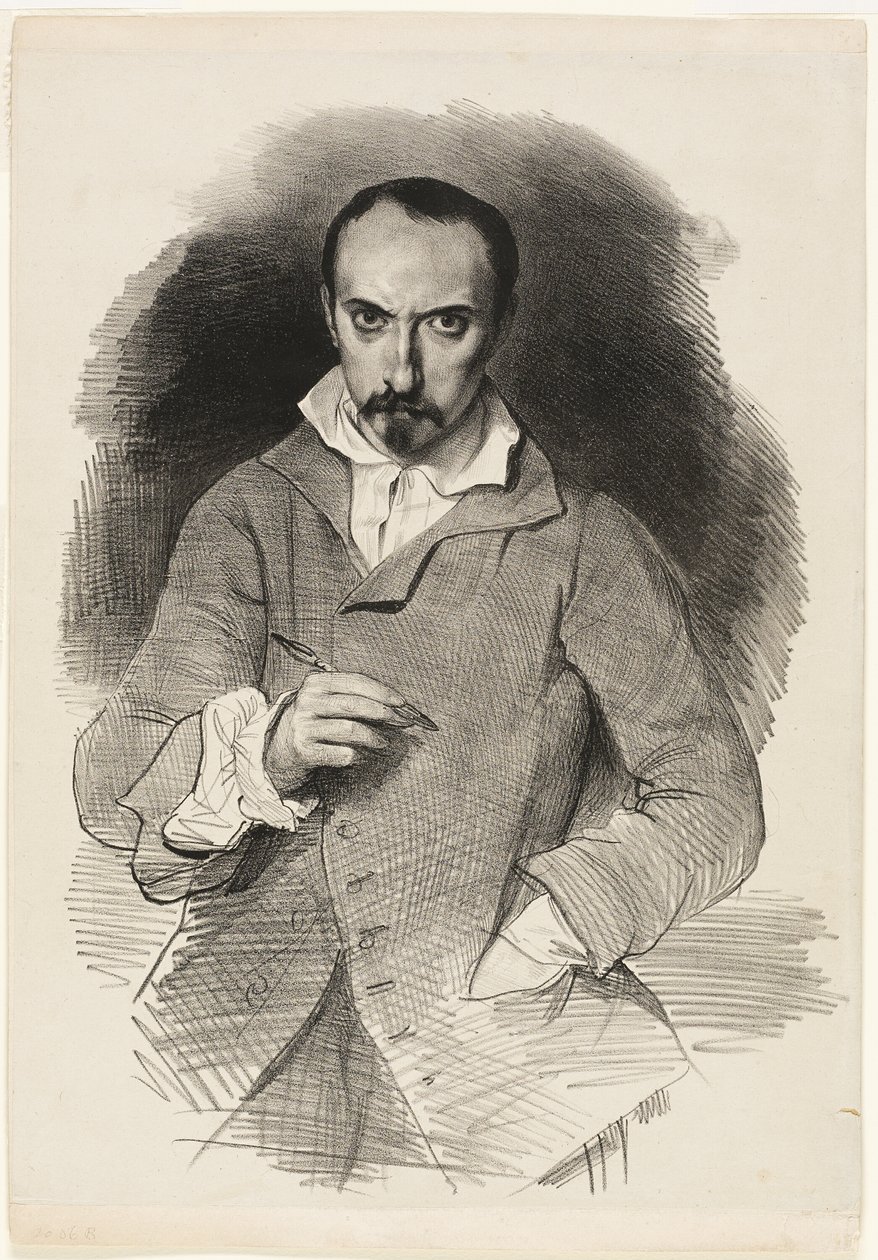 Autoportrét od Achille Devéria