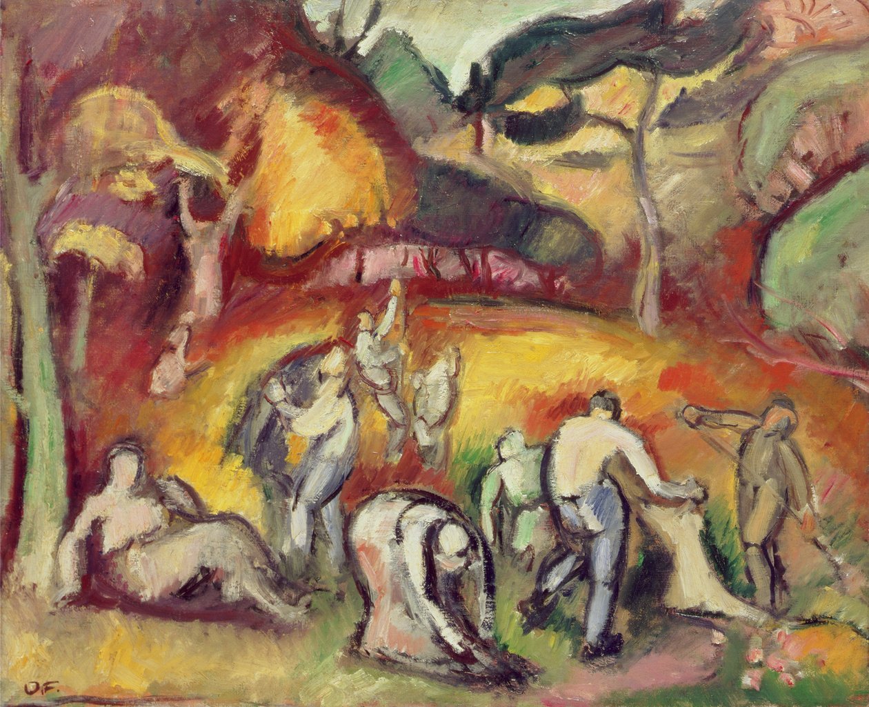 Podzimní práce od Achille Emile Othon Friesz