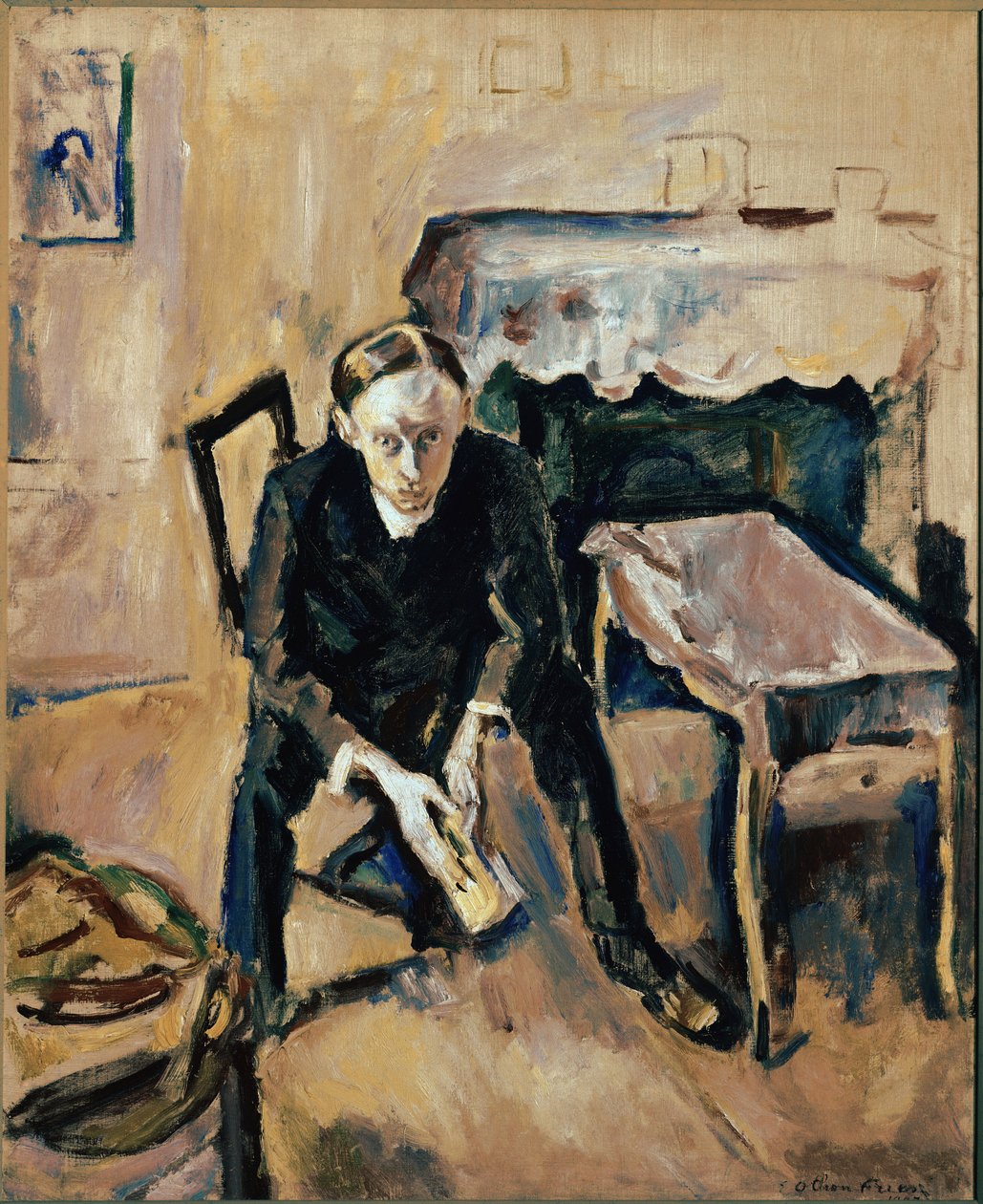 Portrét francouzského spisovatele Fernanda Fleureta (olej na plátně od Achille Emile Othon Friesz