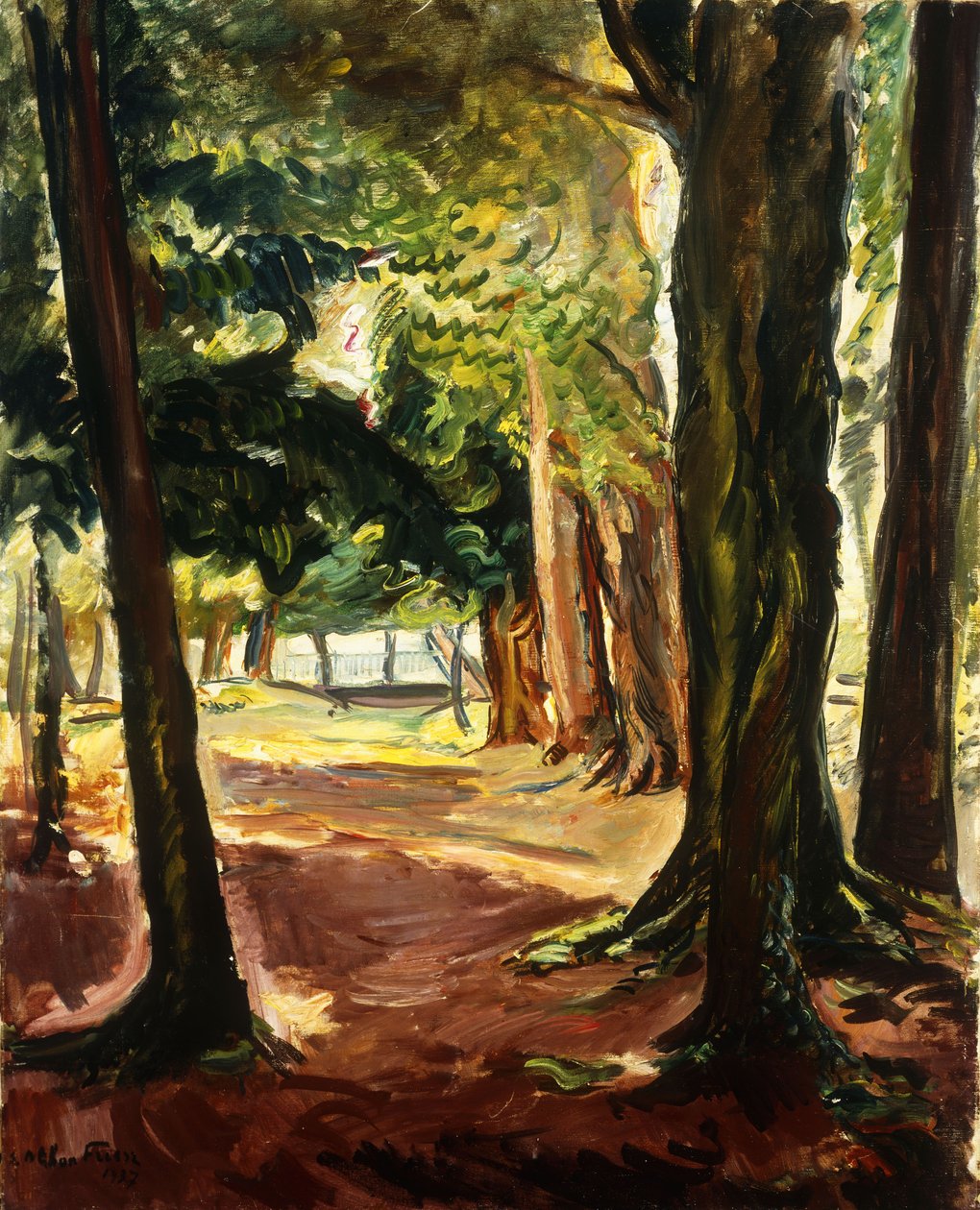 Stromy poblíž Cote de Grace; Stromy poblíž Cote de Grace od Achille Emile Othon Friesz
