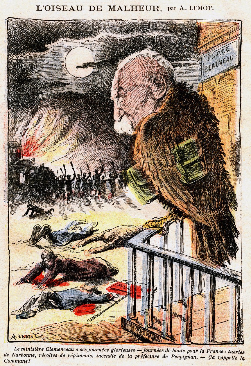 George Clemenceau ve filmu Poutník od Achille Lemot