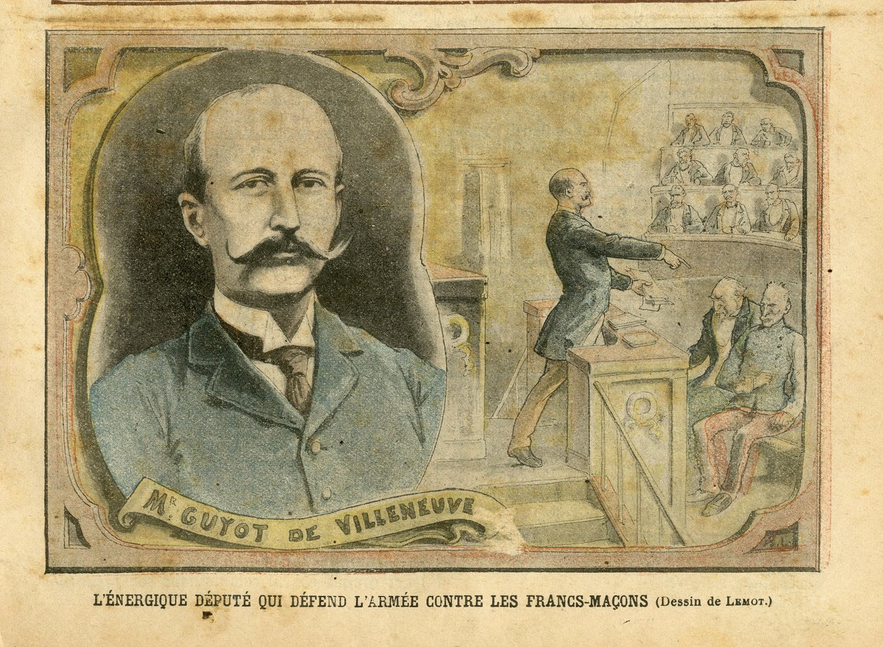 Ilustrace Achille Lemot (1846-1909) v Le Pelerin od Achille Lemot