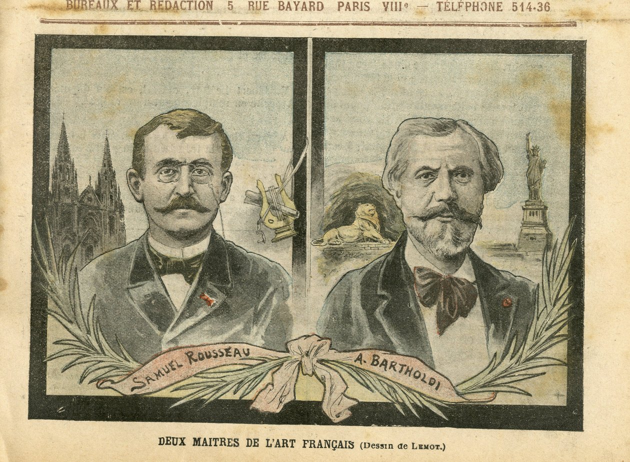 Ilustrace Achille Lemot (1846-1909) v Le Pelerin od Achille Lemot