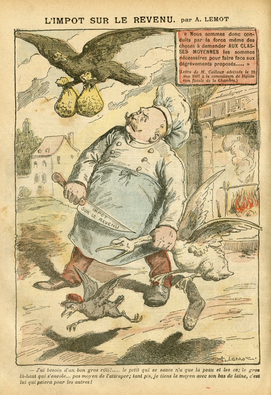Ilustrace Achille Lemot (1846-1909) v Le Pelerin od Achille Lemot