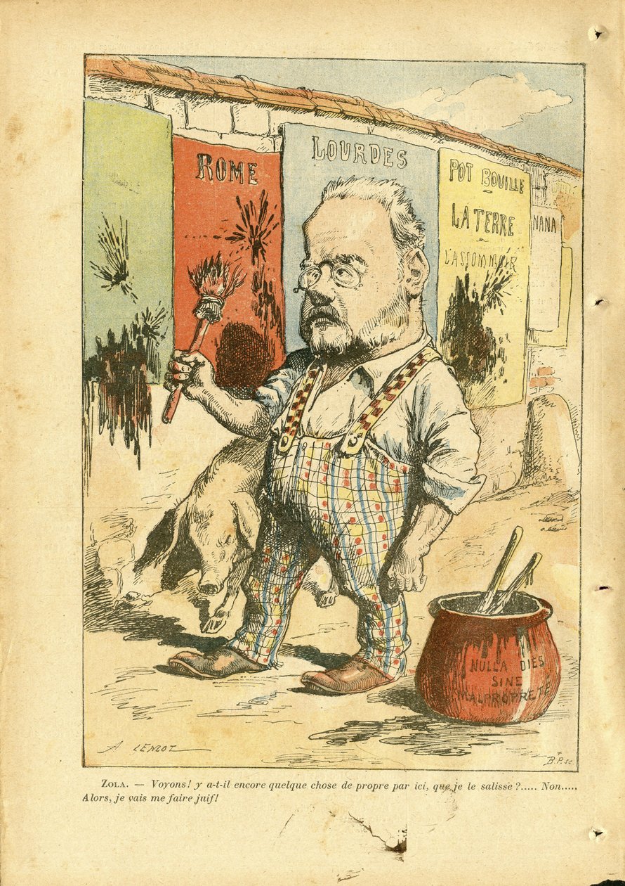 Ilustrace Achille Lemot (1846-1909) v Le Pelerin od Achille Lemot
