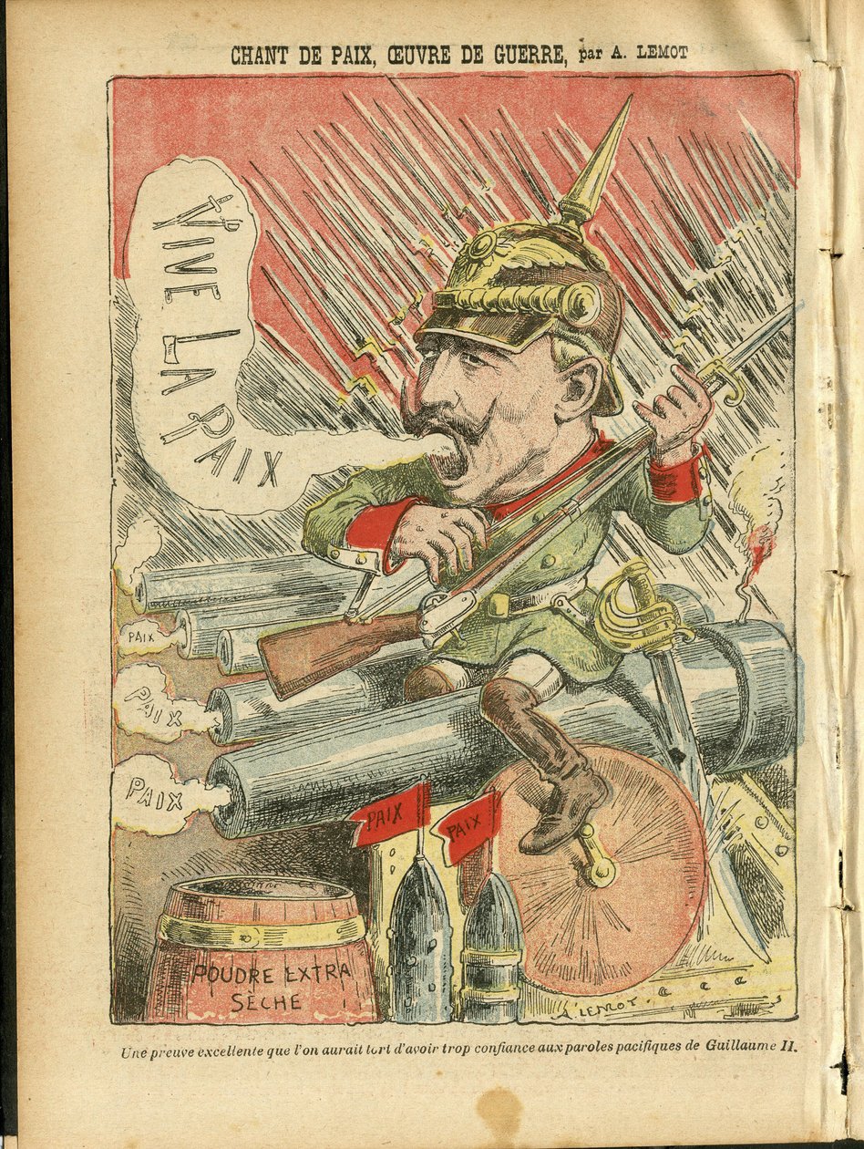 Ilustrace Achille Lemot (1846-1909) v Le Pelerin od Achille Lemot